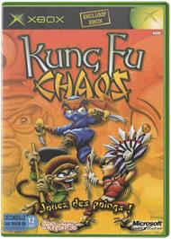 Box cover for Kung Fu Chaos on the Microsoft Xbox.