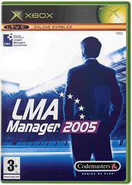 Box cover for LMA Manager 2005 on the Microsoft Xbox.