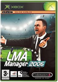 Box cover for LMA Manager 2006 on the Microsoft Xbox.