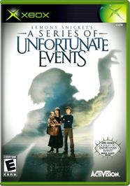 Box cover for Lemony Snicket's A Series of Unfortunate Events on the Microsoft Xbox.