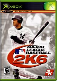 Box cover for Major League Baseball 2K6 on the Microsoft Xbox.