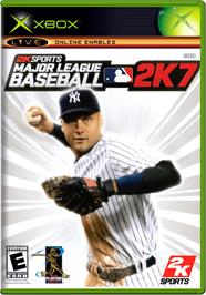 Box cover for Major League Baseball 2K7 on the Microsoft Xbox.