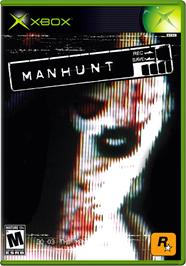 Box cover for Manhunt on the Microsoft Xbox.