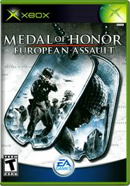 Box cover for Medal of Honor: European Assault on the Microsoft Xbox.