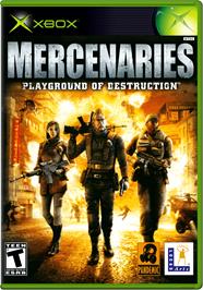 Box cover for Mercenaries: Playground of Destruction on the Microsoft Xbox.
