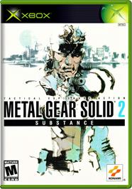 Box cover for Metal Gear Solid 2: Substance on the Microsoft Xbox.