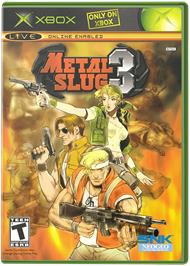 Box cover for Metal Slug 3 on the Microsoft Xbox.