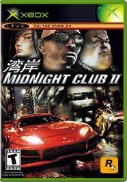 Box cover for Midnight Club 2 on the Microsoft Xbox.