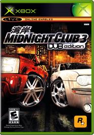 Box cover for Midnight Club 3: DUB Edition on the Microsoft Xbox.