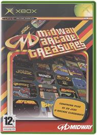 Box cover for Midway Arcade Treasures on the Microsoft Xbox.