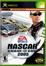 Box cover for NASCAR 2005: Chase for the Cup on the Microsoft Xbox.