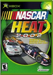 Box cover for NASCAR Heat 2002 on the Microsoft Xbox.