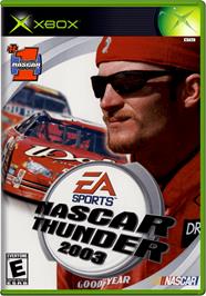 Box cover for NASCAR Thunder 2003 on the Microsoft Xbox.