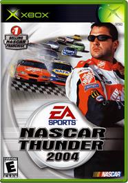 Box cover for NASCAR Thunder 2004 on the Microsoft Xbox.