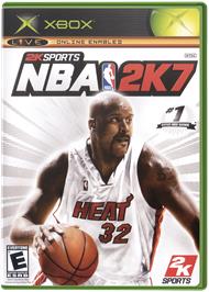 Box cover for NBA 2K7 on the Microsoft Xbox.