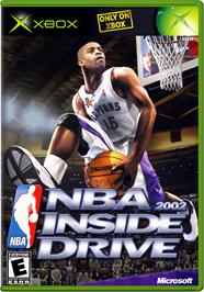 Box cover for NBA Inside Drive 2002 on the Microsoft Xbox.