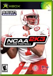 Box cover for NCAA College Football 2K3 on the Microsoft Xbox.
