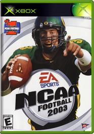 Box cover for NCAA Football 2003 on the Microsoft Xbox.