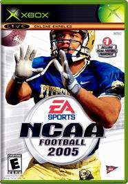 Box cover for NCAA Football 2005 on the Microsoft Xbox.