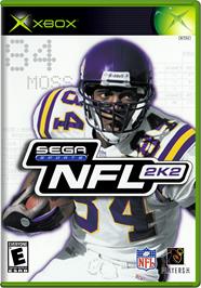 Box cover for NFL 2K2 on the Microsoft Xbox.