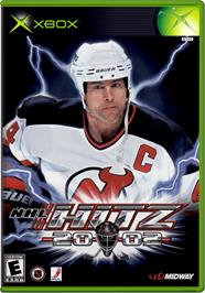 Box cover for NHL Hitz 20-02 on the Microsoft Xbox.