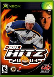 Box cover for NHL Hitz 20-03 on the Microsoft Xbox.