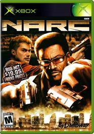 Box cover for Narc on the Microsoft Xbox.