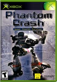 Box cover for Phantom Crash on the Microsoft Xbox.