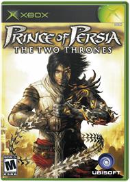 Box cover for Prince of Persia: The Two Thrones on the Microsoft Xbox.