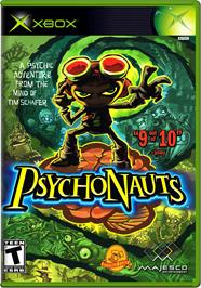 Box cover for Psychonauts on the Microsoft Xbox.