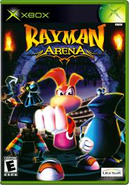 Box cover for Rayman Arena on the Microsoft Xbox.
