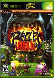 Box cover for Raze's Hell on the Microsoft Xbox.