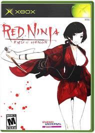 Box cover for Red Ninja: End of Honor on the Microsoft Xbox.