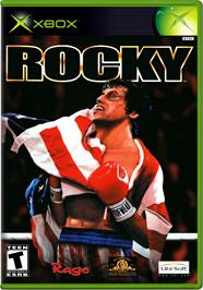 Box cover for Rocky on the Microsoft Xbox.
