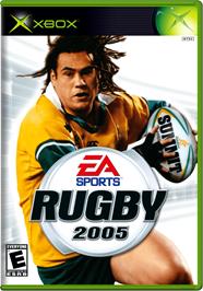 Box cover for Rugby 2005 on the Microsoft Xbox.