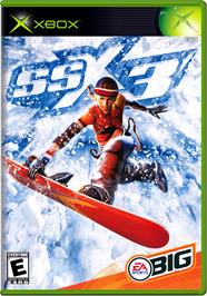 Box cover for SSX 3 on the Microsoft Xbox.