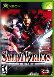 Box cover for Samurai Warriors on the Microsoft Xbox.