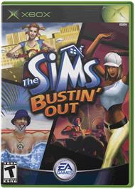Box cover for Sims: Bustin' Out on the Microsoft Xbox.