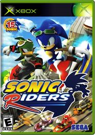 Box cover for Sonic Riders on the Microsoft Xbox.