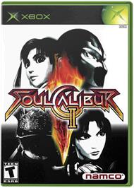Box cover for SoulCalibur 2 on the Microsoft Xbox.