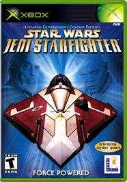Box cover for Star Wars: Jedi Starfighter on the Microsoft Xbox.