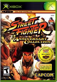 Box cover for Street Fighter: Anniversary Collection on the Microsoft Xbox.