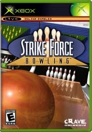 Box cover for Strike Force Bowling on the Microsoft Xbox.
