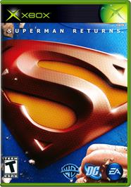 Box cover for Superman Returns on the Microsoft Xbox.
