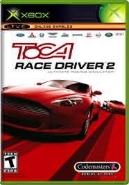 Box cover for TOCA Race Driver 2 on the Microsoft Xbox.