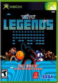 Box cover for Taito Legends on the Microsoft Xbox.