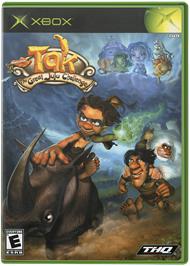 Box cover for Tak: The Great Juju Challenge on the Microsoft Xbox.