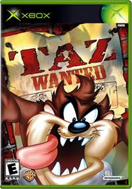 Box cover for Taz: Wanted on the Microsoft Xbox.