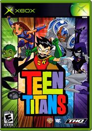 Box cover for Teen Titans on the Microsoft Xbox.