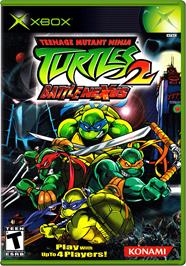Box cover for Teenage Mutant Ninja Turtles 2: Battle Nexus on the Microsoft Xbox.
